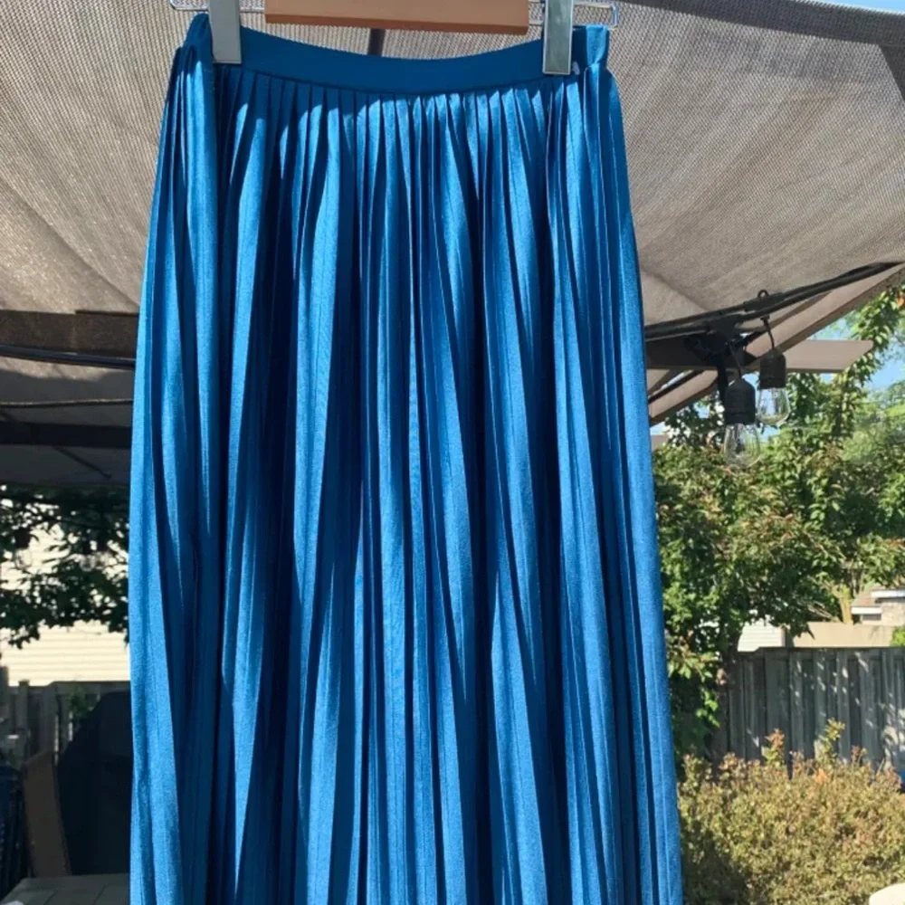 Simons Twik Velvet Pleated Skirt - Picture 5 of 10